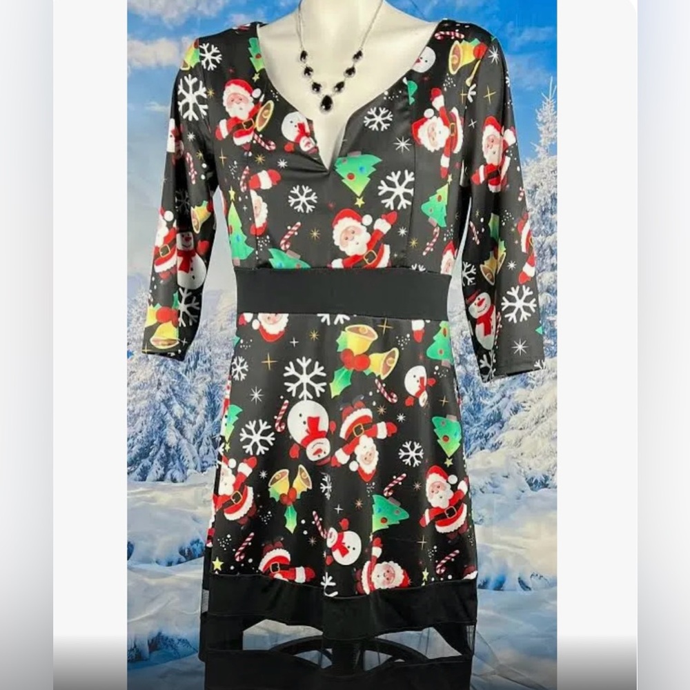 Women’s Santa and Snowmen Holiday dress